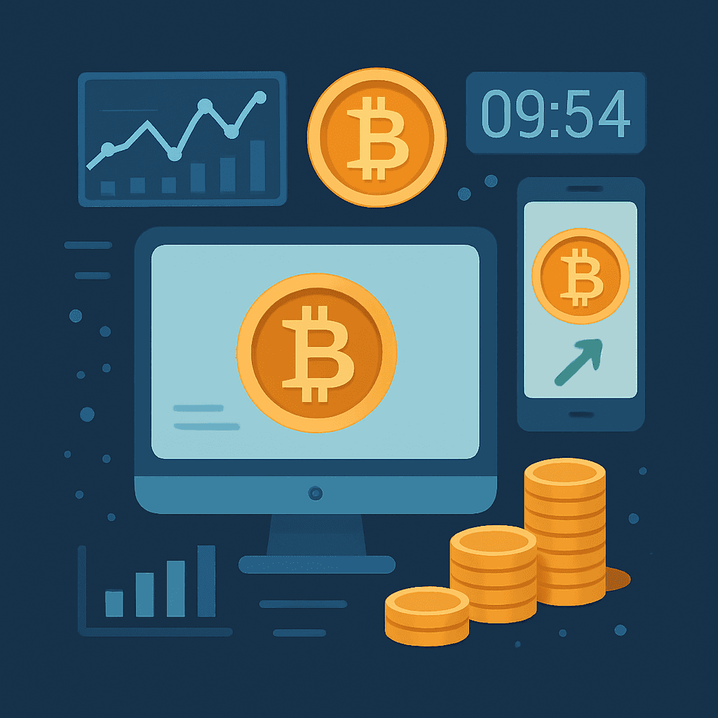 LiveBTCNow product interface